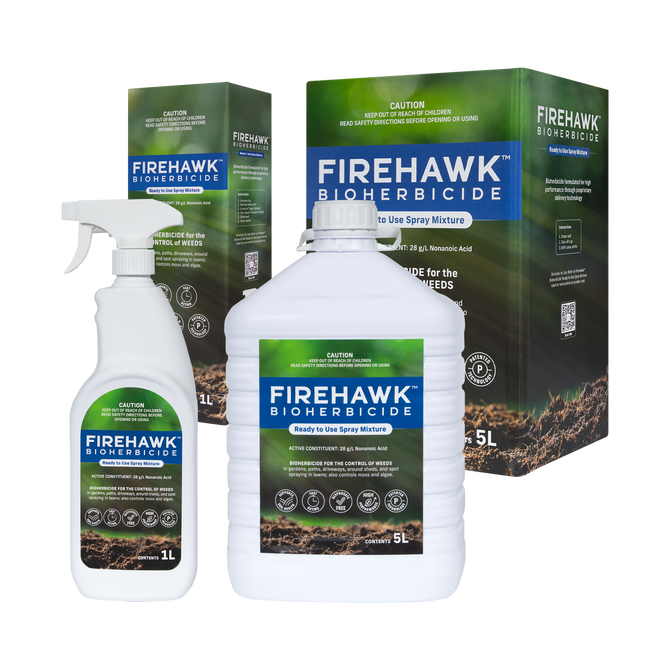 FireHawk Bioherbicide Ready to Use Spray Mixture-Combo Pack (1L + 5L)